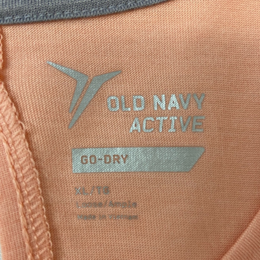 Old Navy Active Wear Peach Tank Top Size XL NWT - Picture 4 of 5